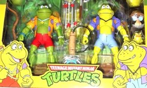 NECA Teenage Mutant Ninja Turtles GENGHIS FROG RASPUTIN 7 inch tmnt 2 pack mib - Picture 1 of 3
