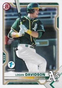 #BFE-115 Logan Davidson - Oakland Athletics - 2021 Bowman 1st Edition Baseball - Picture 1 of 1