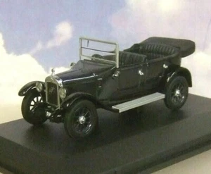 OXFORD DIECAST 1/43 1934 AUSTIN HEAVY TWELVE 12/4 COBALT BLUE/BLACK OPEN AHT003 - Picture 1 of 2
