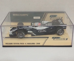 Minichamps 1/43 2008 Williams-Toyota FW30 #8 K. Nakajima Diecast Model Car - Picture 1 of 6