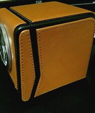 SCATOLA DEL TEMPO WATCHWINDER - HONEY BROWN LEATHER SINGLE WATCH WINDER