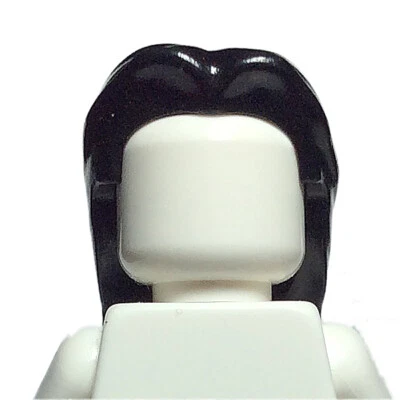 NEW LEGO - Figure Hair - Male - Long - Black x 1 - Uruk-Hai Lurtz 9471 9476 - Image 1 of 3