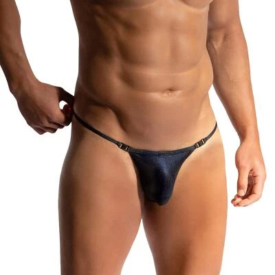 Manstore M2432 Stripper String mens underwear thong brief quick release clips - Image 1 of 3