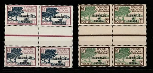 Bloques de canaletas Wallis & Futuna Scott # 43-44 montadas sin montar o nunca montada de 4 - Imagen 1 de 1