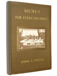 MENUS FOR EVERY OCCASION Edna Tipton Vintage Entertaining Meal Planning - Foto 1 di 9