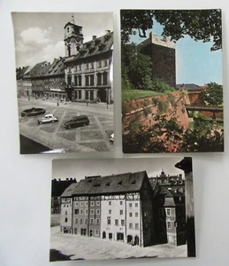 3 x CHEB Tschechoslowakei CSSR Postkarten ungelaufen ~1960/70 Postcards Lot - Bild 1 von 2