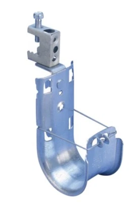 (Box of 50) nVent Caddy J-Hooks, 1" with swivel and BC beam clamps CAT16HPBCB