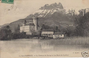France Lac d'Annecy Le Chateau de Duingt et les Dents de Lenfont f.p. - Foto 1 di 1