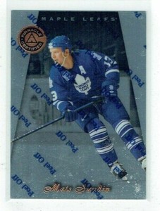 97-98 Pinnacle Totally Certified  Mats Sundin  HOF