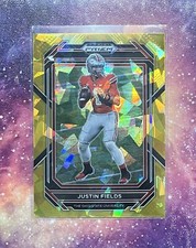 2023 JUSTIN FIELDS Card • GOLD ICE #59 • Panini Prizm Draft Picks