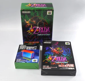 Complete Japanese Legend of Zelda Majora's Mask Memory Pak Nintendo 64 N64 - Picture 1 of 12