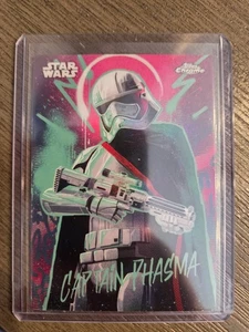 2025 Topps Star Wars Chrome Captain Phasma GG-6 Galactic Graffiti - Picture 1 of 1