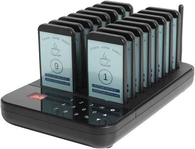 Système Pager Personnalisable Pour Restaurant Appel Clients Sans Fil - Photo 1/4