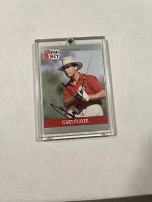 Gary Player Signed AUTO Pro Set card - Image 1 of 2