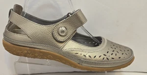 Spring Step Naturate Champagne Leather Mary Jane Shoes Women's Size 9.5 - 10 - Picture 1 of 12