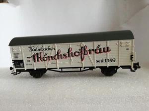 Märklin ged. Güterwagen Bierwagen DB weiß KULMBACHER MÖNCHSHOFBRÄU, neuwertig - Bild 1 von 7