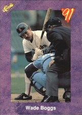 1991 Classic Game Baseball Card #192 Wade Boggs