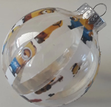 Minions Despicable Me Christmas Ball Plastic Ornament handmade illumination