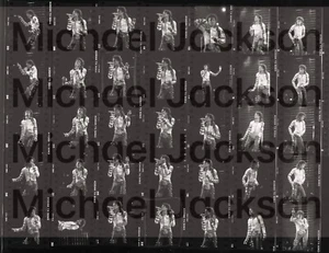 MICHAEL JACKSON! - 16X20 INCH CONTACT SHEET PRINTED - NO WATERMARK ON PRINT - Picture 1 of 1