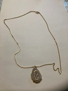 Goldkette mit Stein - Bild 1 von 7