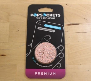 Neuf PopSockets Premium Phone Grip dessus interchangeable en ROSE SCINTILLANTE - Photo 1 sur 7