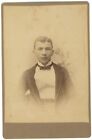 Circa 1880'S Cabinet Card  Incredibly Handsome Young Boy Wearing Stylish Tuxedo