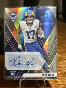 2023 Panini Phoenix PRIZM SILVER AUTO PUKA NACUA RC Rookie SSP BD3 - Picture 1 of 2