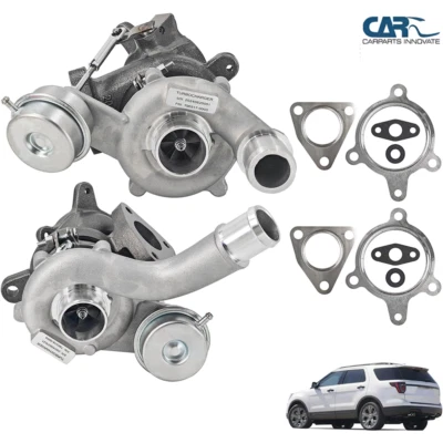 Left & Right Turbocharger for Ford Explorer Lincoln 3.5L AA5Z6K682CA MGT1549SL Foto 1 de 4