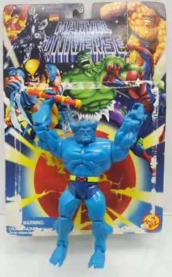 Figura de acción X-Men Beast 1996 Toy Biz con Mutant Flipping Power completa Marvel Foto 1 de 4
