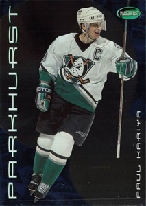 2001 Parkhurst #1 Paul Kariya Anaheim Mighty Ducks