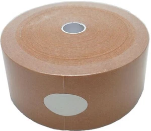 Therapist’s Choice® Extra Wide Kinesiology Tape 3"x105' Bulk Roll Beige - Picture 1 of 2