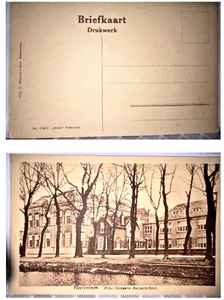AK Niederlande ~ Hoogere Burgerscool Heerenveen ~ Rückseite geteilt - Bild 1 von 1