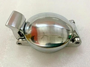 3" Classic Vintage Car Fuel Petrol Filler Cap Cover Alloy Flipup Monza Style - Picture 1 of 6