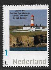 Netherlands 2019-14 South shields Gr.Britain reprint  lighthouse selfadhesive  G