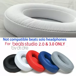 2x Ear Pad Cushion Replacement For Beats Dre Studio 2 3 Wireless / Wired 2.0 3.0 - Picture 1 of 16