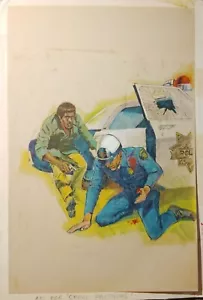 Donald Goines/"Crime Partners" Original PB Book Cover Art/Holloway House/Crime - Picture 1 of 5