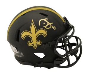 Darren Sproles Autographed New Orleans Saints Eclipse Mini Helmet Beckett 35396 - Picture 1 of 4