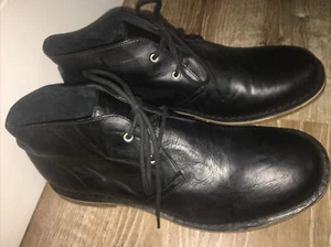 UGG Men's Leighton Waterproof Chukka Boot, Black, Size 12 - Picture 1 of 12