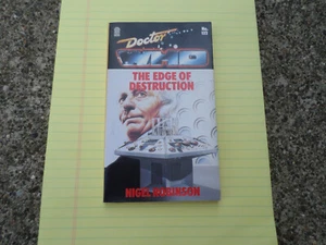 Doctor Who Dr. Who The Edge of Destruction by Nigel Robinson -No. 132 1988 PB VG - Picture 1 of 3