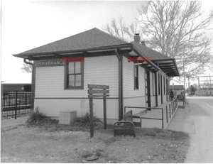 4DD284 2018 CHICAGO & ALTON RAILROAD DEPOT CHATHAM IL - Imagen 1 de 1