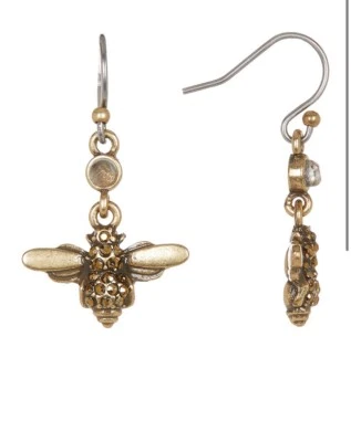 Pendientes con dije de abeja marca Lucky #533 de $25 Foto 1 de 2