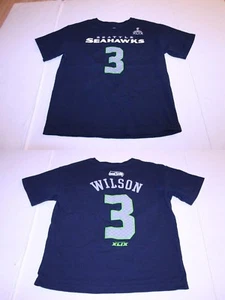 Camiseta deportiva juvenil de los Seattle Seahawks Russell Wilson L (14/16) (Super Bowl) - Imagen 1 de 6