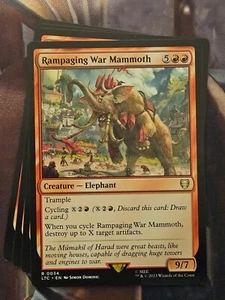 MTG l Rampaging War Mammoth (x4 Playset) | (NM) Lord of the Rings Commander - Picture 1 of 1