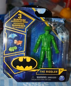 DC Spin Master THE RIDDLER 4" Action Figure Batman RARE NEW - Picture 1 of 4