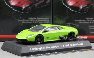 Kyosho 1/64 Lamborghini Collection 6 Murcielago LP670-4 SV Super Veloce Green - Picture 1 of 4