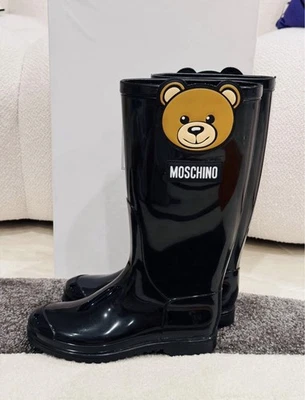 Moschino Kids Teddy Bear Wellies  - Image 1 of 4