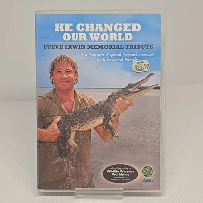 He Changed Out World Steve Irwin Memorial Tribute DVD 2006 Crocodile Hunter - Image 1 of 2