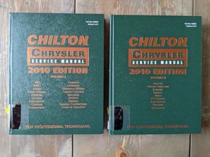 Manual de servicio Chilton Chrysler edición 2010 volumen 1 y 2 Ram 1500 Wrangler 300 - Imagen 1 de 12