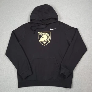 Army Black Knights Hoodie Adult Medium Nike NCAA Center Big Logo West Point Mens - Picture 1 of 9