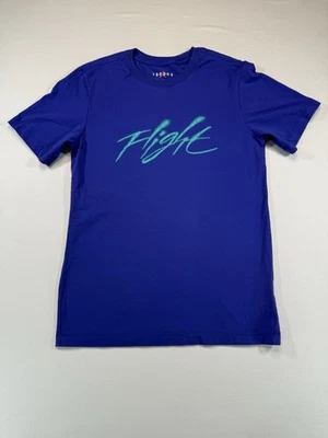 Camiseta Nike Jordan Flight Gráfica Azul Para Hombre Pequeña 100% Algodón Jumpman Foto 1 de 4